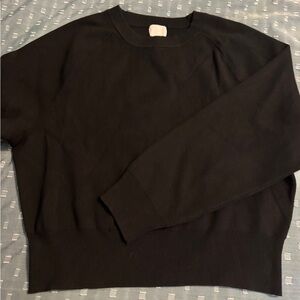 H&M woman’s Classic Black Crewneck Sweater